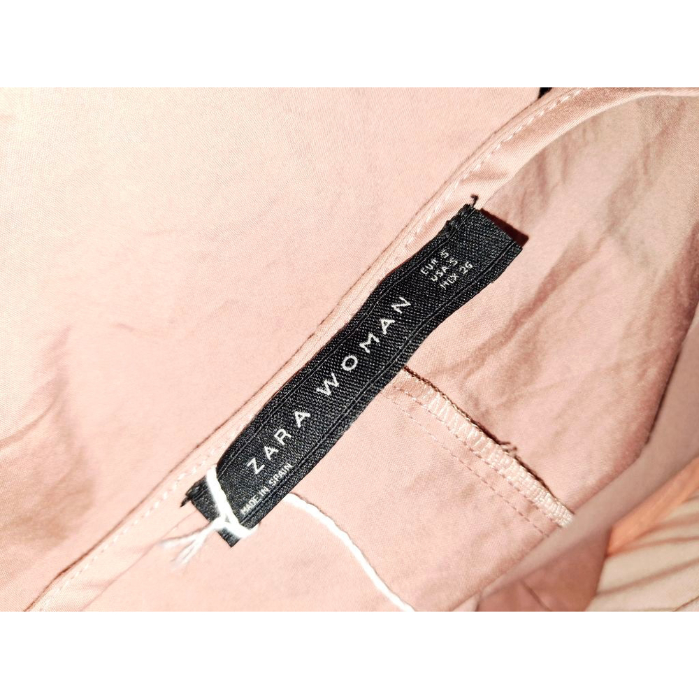 ZARA WOMAN Pink Blouse Size S officecore secretary teacher church - Picture 3 of 4